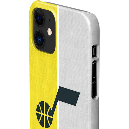 NBA Utah Jazz Split Canvas iPhone 12 Mini Lite Case
