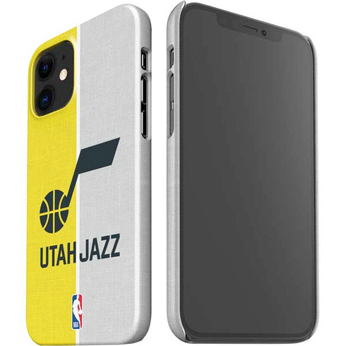 NBA Utah Jazz Split Canvas iPhone 12 Mini Lite Case