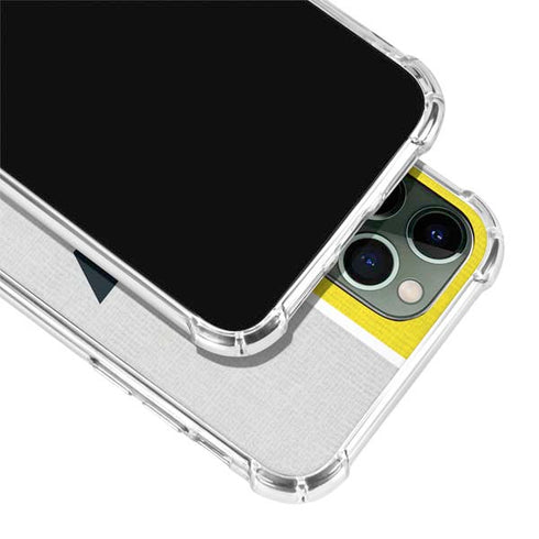 NBA Utah Jazz Split Canvas iPhone 12 Pro Clear Case