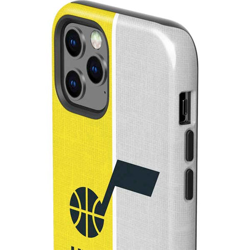 NBA Utah Jazz Split Canvas iPhone 12 Pro Impact Case