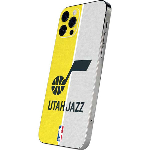 NBA Utah Jazz Split Canvas iPhone 12 Pro Skin