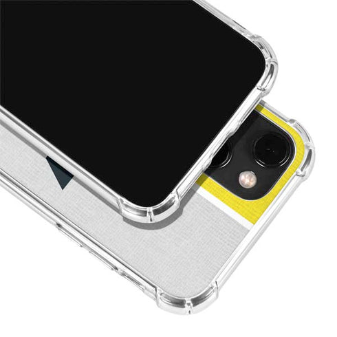 NBA Utah Jazz Split Canvas iPhone 13 Clear Case