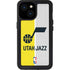 NBA Utah Jazz Split Canvas iPhone 13 Mini Waterproof Case