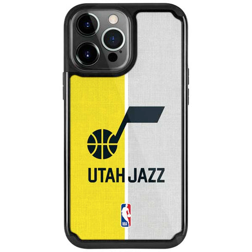 NBA Utah Jazz Split Canvas iPhone 13 Pro Cargo Case