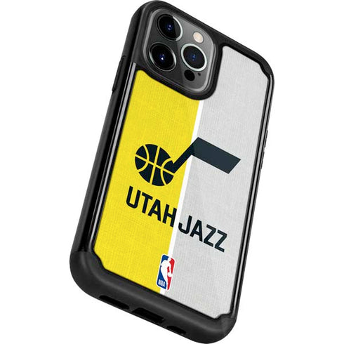 NBA Utah Jazz Split Canvas iPhone 13 Pro Cargo Case