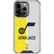 NBA Utah Jazz Split Canvas iPhone 13 Pro Clear Case