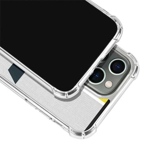 NBA Utah Jazz Split Canvas iPhone 13 Pro Clear Case