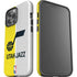 NBA Utah Jazz Split Canvas iPhone 13 Pro Max Impact Case