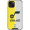 NBA Utah Jazz Split Canvas iPhone 14 Plus Clear Case