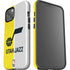 NBA Utah Jazz Split Canvas iPhone 14 Plus Impact Case