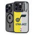 NBA Utah Jazz Split Canvas iPhone 14 Pro Max Kickstand Case