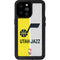 NBA Utah Jazz Split Canvas iPhone 14 Pro Max Waterproof Case