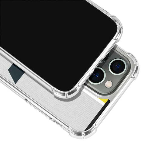 NBA Utah Jazz Split Canvas iPhone 15 Pro Clear Case