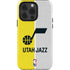 NBA Utah Jazz Split Canvas iPhone 15 Pro Impact Case