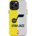 NBA Utah Jazz Split Canvas iPhone 15 Pro Max Impact Case