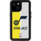 NBA Utah Jazz Split Canvas iPhone 15 Waterproof Case