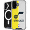 NBA Utah Jazz Split Canvas iPhone 16 Plus MagSafe Case