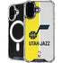 NBA Utah Jazz Split Canvas iPhone 16 Plus MagSafe Case