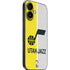 NBA Utah Jazz Split Canvas iPhone 16 Plus Skin