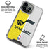 NBA Utah Jazz Split Canvas iPhone 16 Pro Max Clear Case