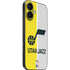 NBA Utah Jazz Split Canvas iPhone 16 Skin