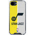 NBA Utah Jazz Split Canvas iPhone 16e Clear Case