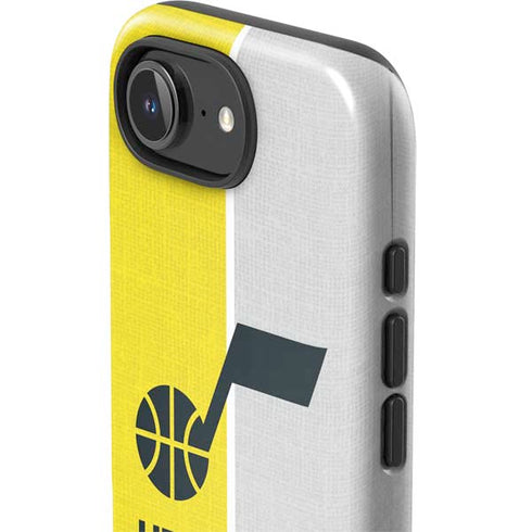 NBA Utah Jazz Split Canvas iPhone 16e Impact Case
