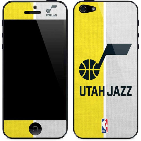 NBA Utah Jazz Split Canvas iPhone 5/5s/5SE Skin