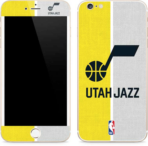NBA Utah Jazz Split Canvas iPhone 6/6s Plus Skin