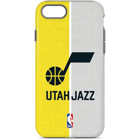 NBA Utah Jazz Split Canvas iPhone 7 Pro Case