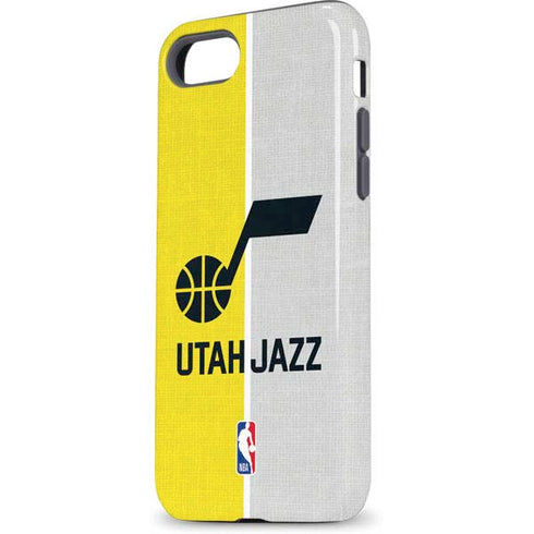 NBA Utah Jazz Split Canvas iPhone 7 Pro Case