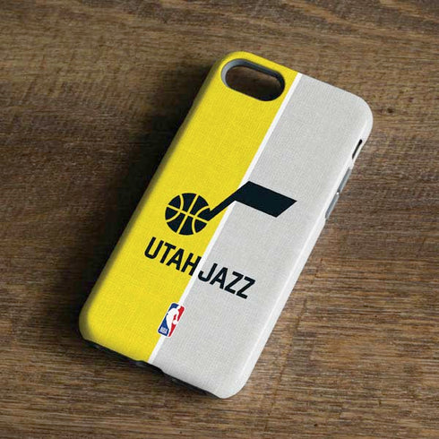 NBA Utah Jazz Split Canvas iPhone 7 Pro Case