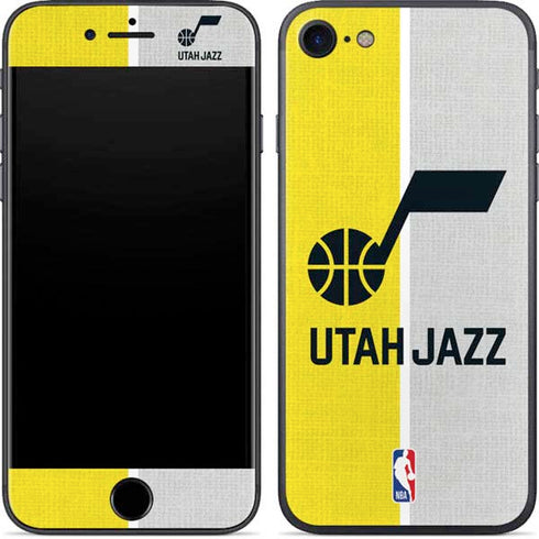 NBA Utah Jazz Split Canvas iPhone 8 Skin
