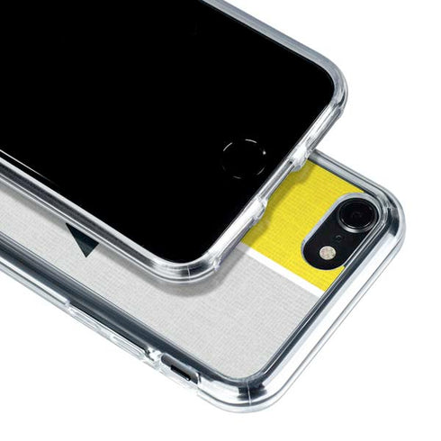 NBA Utah Jazz Split Canvas iPhone SE (2nd & 3rd Gen) Clear Case