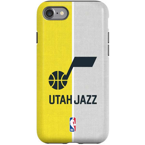 NBA Utah Jazz Split Canvas iPhone SE (2nd & 3rd Gen) Pro Case