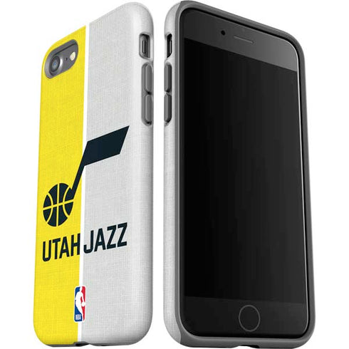 NBA Utah Jazz Split Canvas iPhone SE (2nd & 3rd Gen) Pro Case