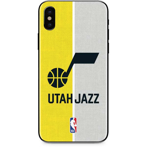 NBA Utah Jazz Split Canvas iPhone XS Max Skin