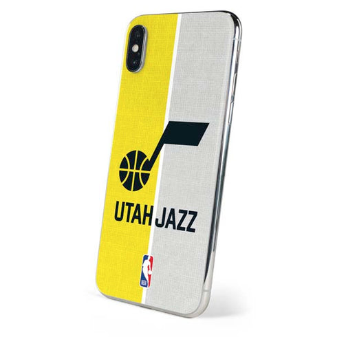 NBA Utah Jazz Split Canvas iPhone XS Max Skin