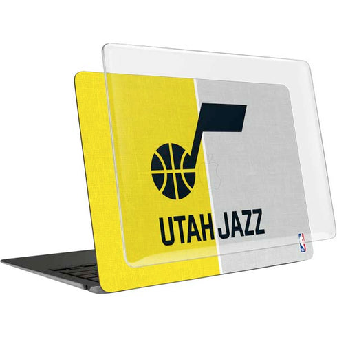 NBA Utah Jazz Split Canvas MacBook Air 13in (2020) Case plus Skin