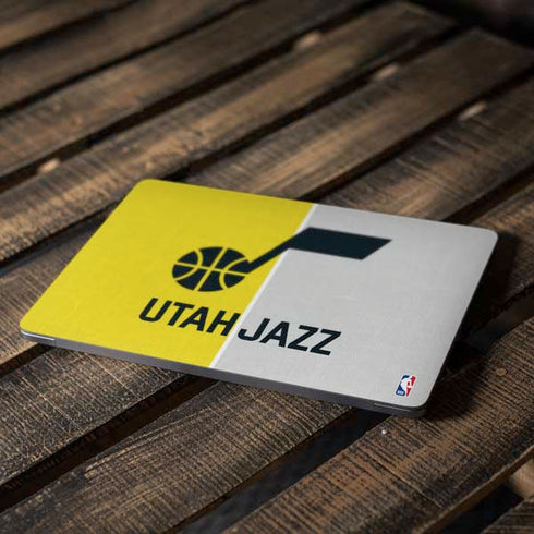 NBA Utah Jazz Split Canvas Apple MacBook Air Skin