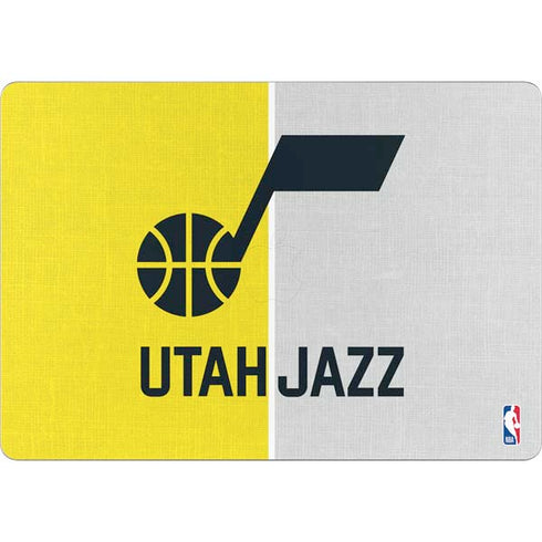 NBA Utah Jazz Split Canvas MacBook Air 15 in (2023) Skin