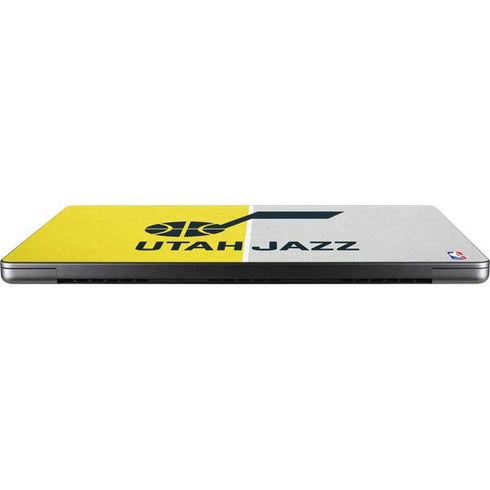 NBA Utah Jazz Split Canvas Apple MacBook Pro 14-inch Skin