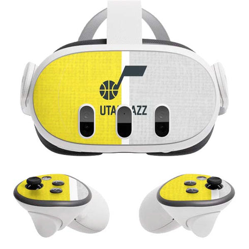 NBA Utah Jazz Split Canvas Meta Quest 3 Skin
