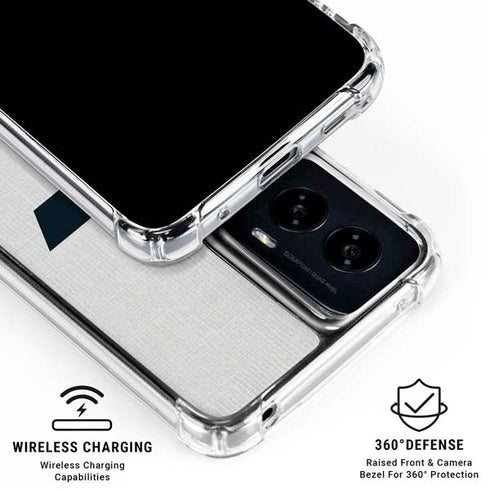 NBA Utah Jazz Split Canvas Moto G Power 5G (2024) Clear Case
