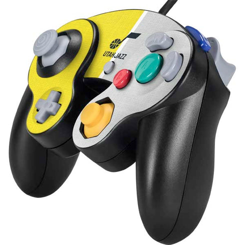 NBA Utah Jazz Split Canvas Nintendo GameCube Controller Skin