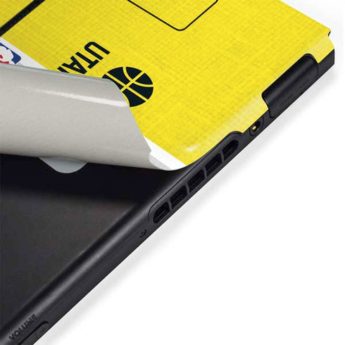 NBA Utah Jazz Split Canvas Nintendo Switch Bundle Skin