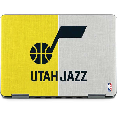NBA Utah Jazz Split Canvas Notebook 9 Pro 13in (2017) Skin
