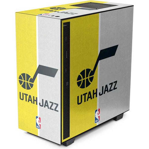 NBA Utah Jazz Split Canvas NZXT H510 Compact ATX Mid-Tower Case Skin