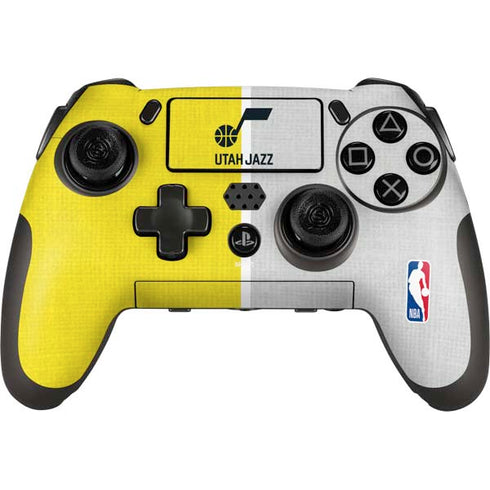NBA Utah Jazz Split Canvas PlayStation Scuf Vantage 2 Controller Skin