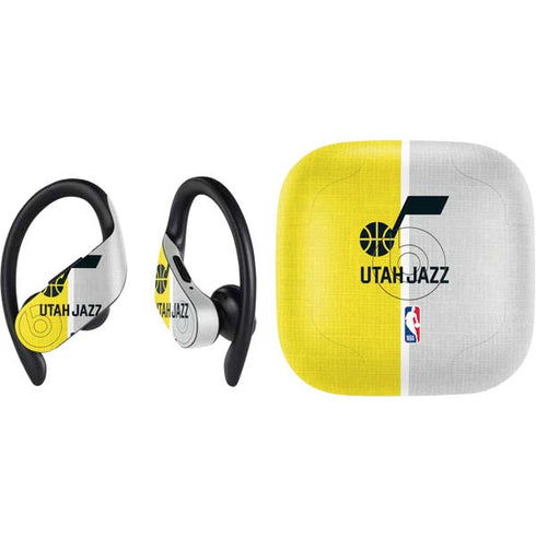 NBA Utah Jazz Split Canvas PowerBeats Pro Skin